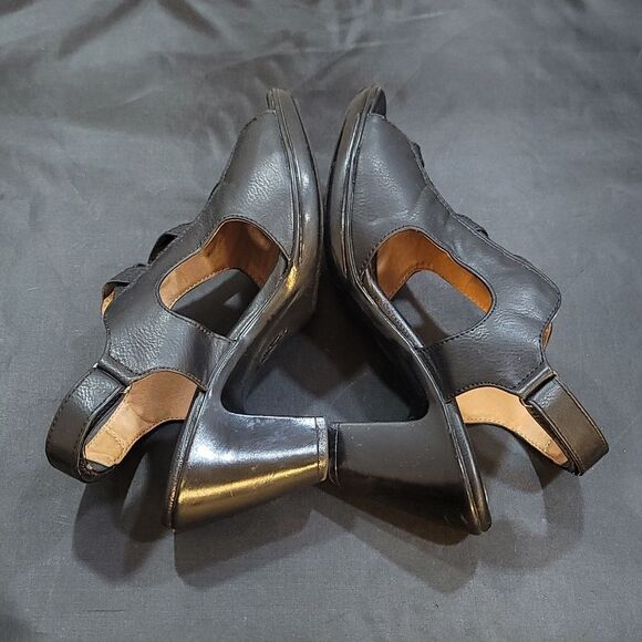 EUROSOFT VACARA LEATHER CRISS CROSS  WITH A CAGED LOOK STRAP R3 - Picture 12 of 14